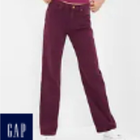 GAP New Mid-Rise '90s Loose Plum Jeans with Washwell  28 Regular 6 - Picture 5 of 13